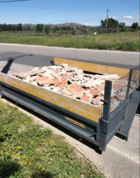 Service de location de benne 4m3 gravats à Eguilles 13510 près d'Aix en Provence et Ventabren